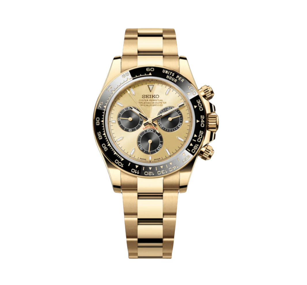 Seiko Mod Daytona - Or