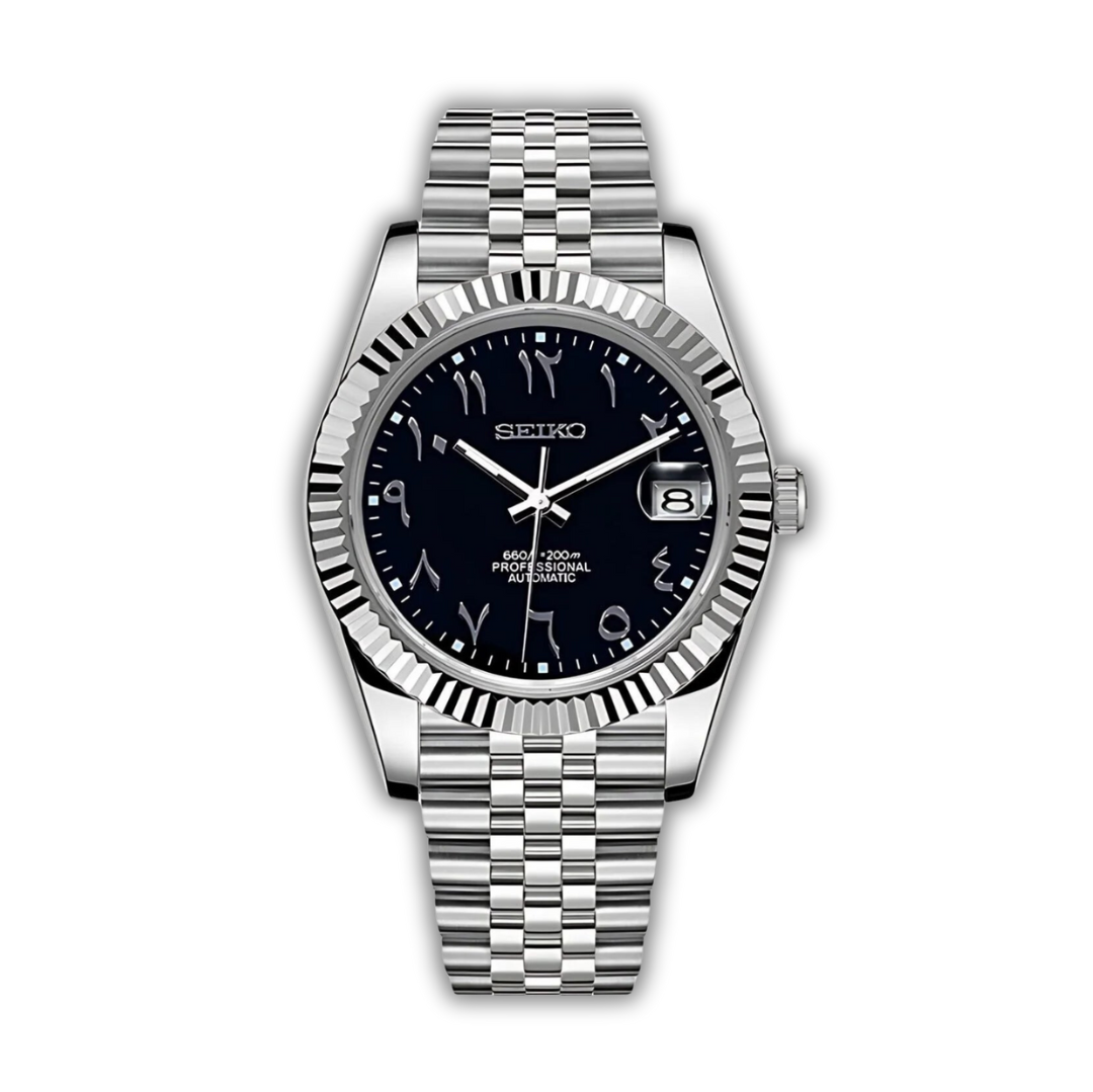 Seiko Datejust Noire - Arabic Dial