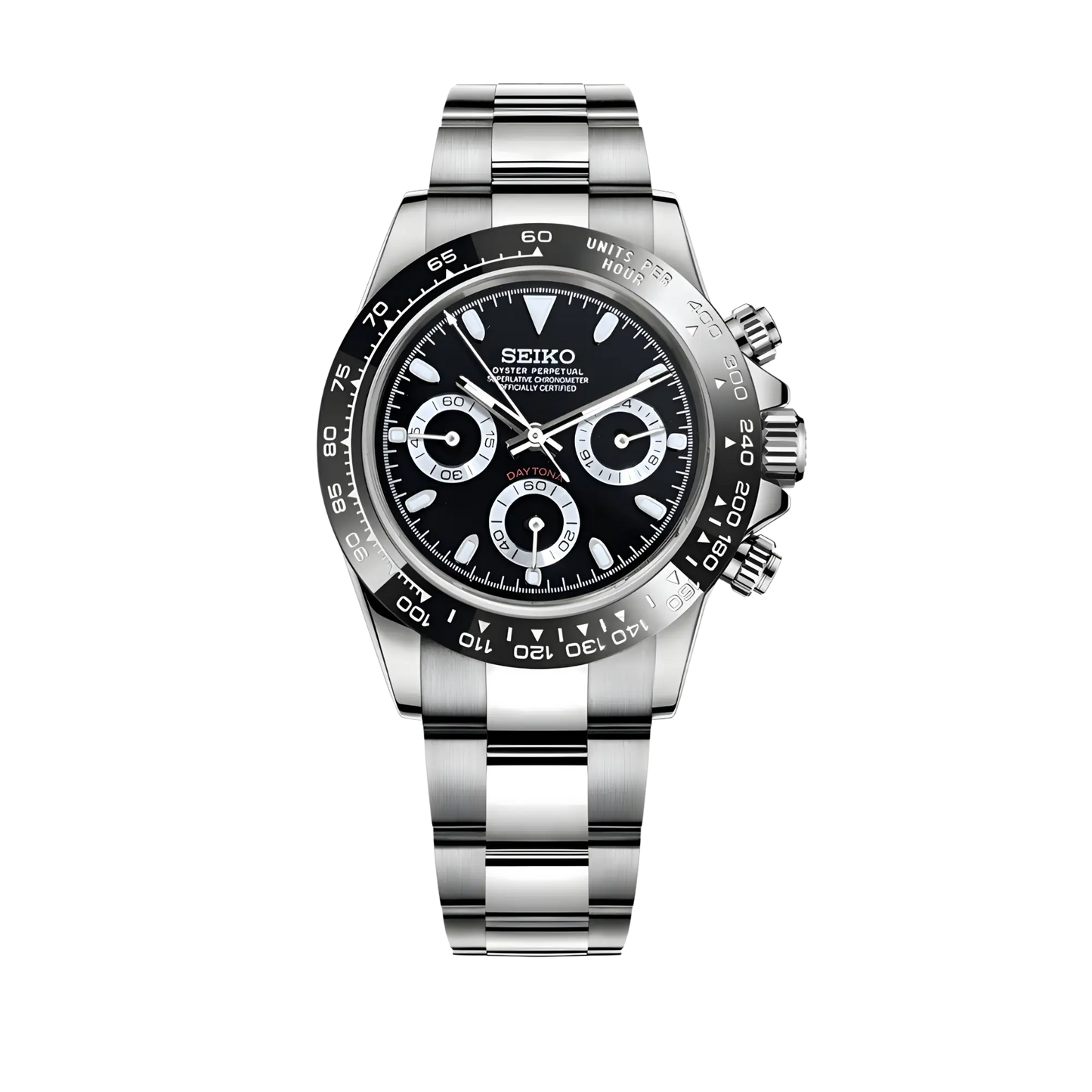 Seiko Mod Daytona - Noire