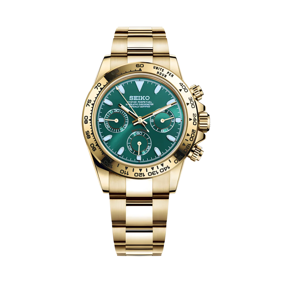 Seiko Mod Daytona - Or