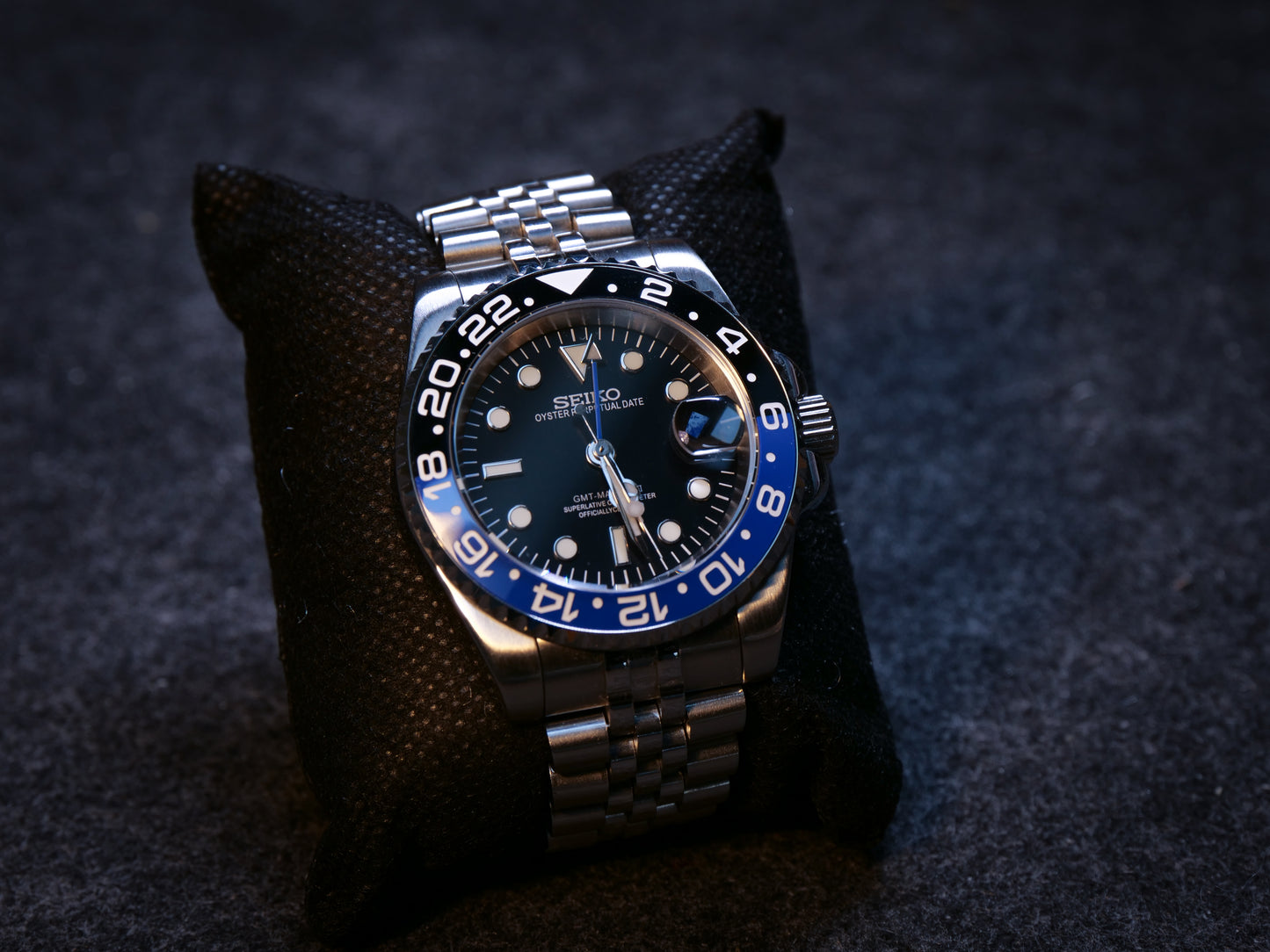 Seiko GMT Master II Batman
